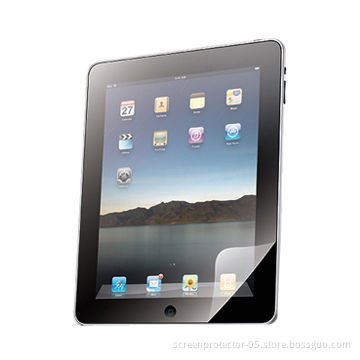 Crystal Clear Screen Protector, Made of PET, Suitable for iPad